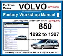 Volvo 850 Workshop Manual
